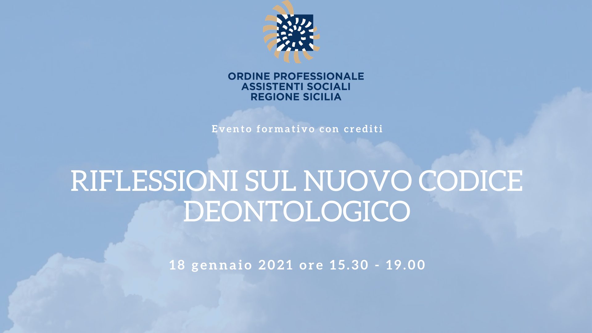 Distance training for the Professional Order of Social Workers of the Sicily Region