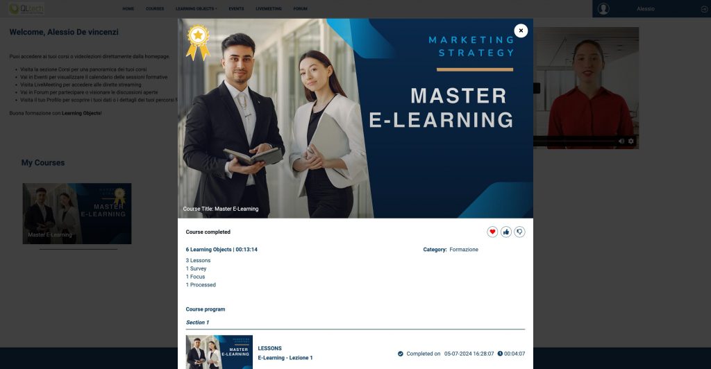 e-learning software in Italia