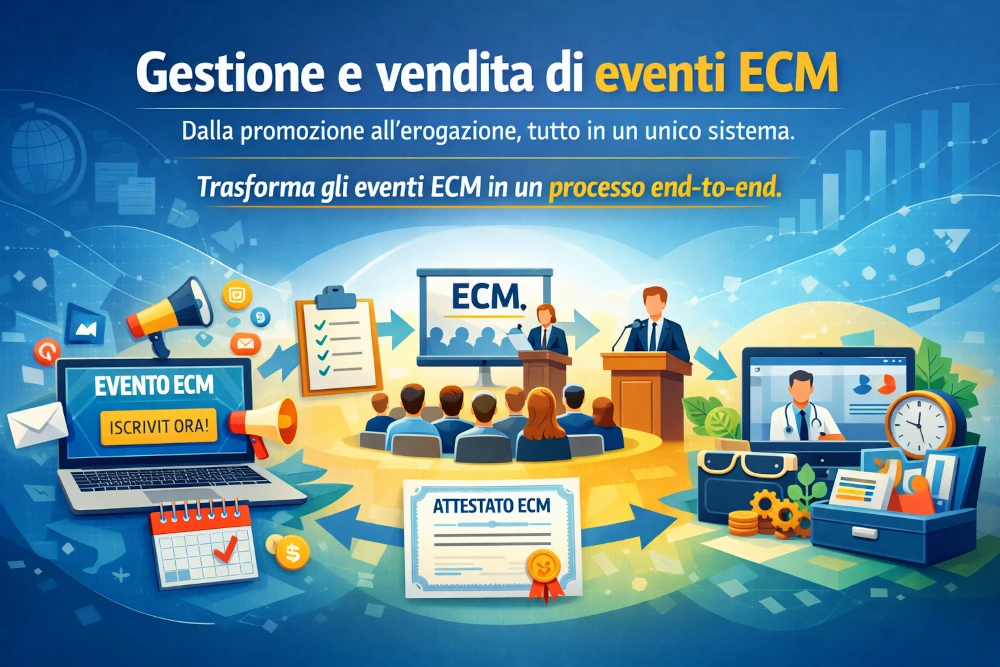 Gestione e vendita di eventi ECM
