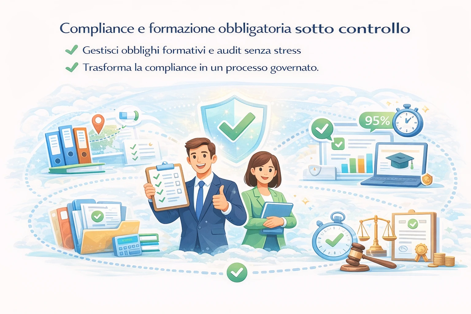 Compliance e formazione obbligatoria sotto controllo